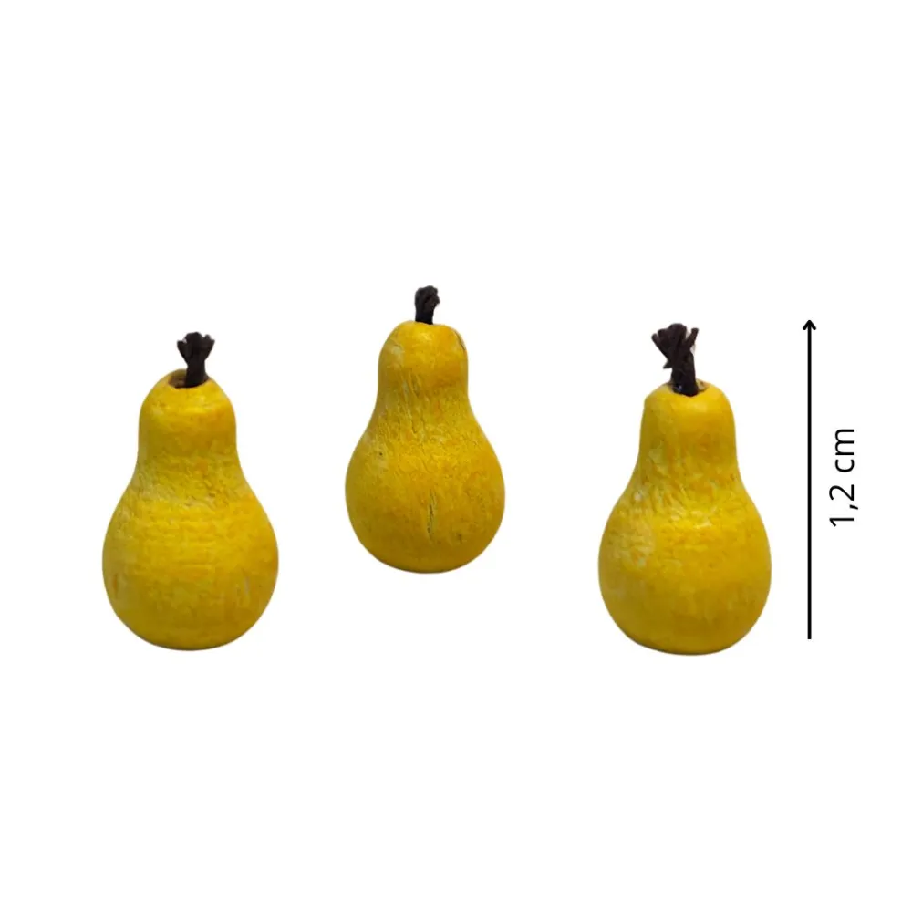 Set 3 pere gialle per statue da 15-20 cm