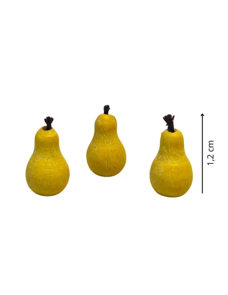 Set 3 pere gialle per statue da 15-20 cm