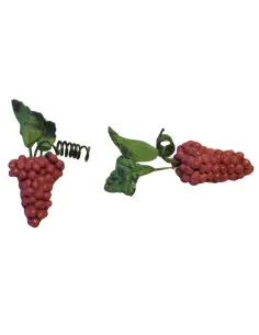 Set of 2 Red Grape Bunches, for 15–20 cm Nativity Figures