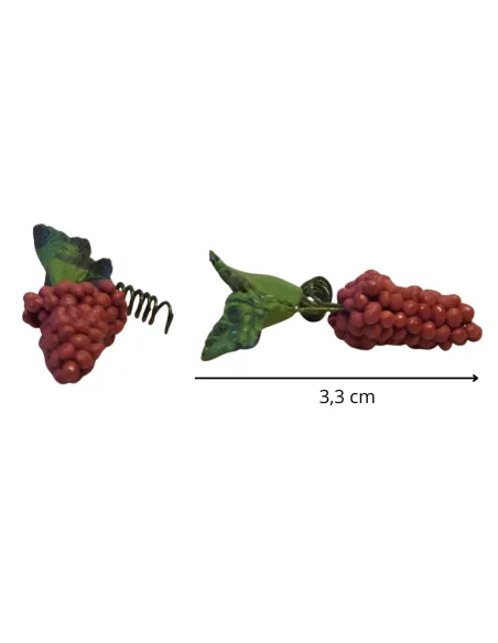 Set 2 grappoli uva rossa per statue da 15-20 cm