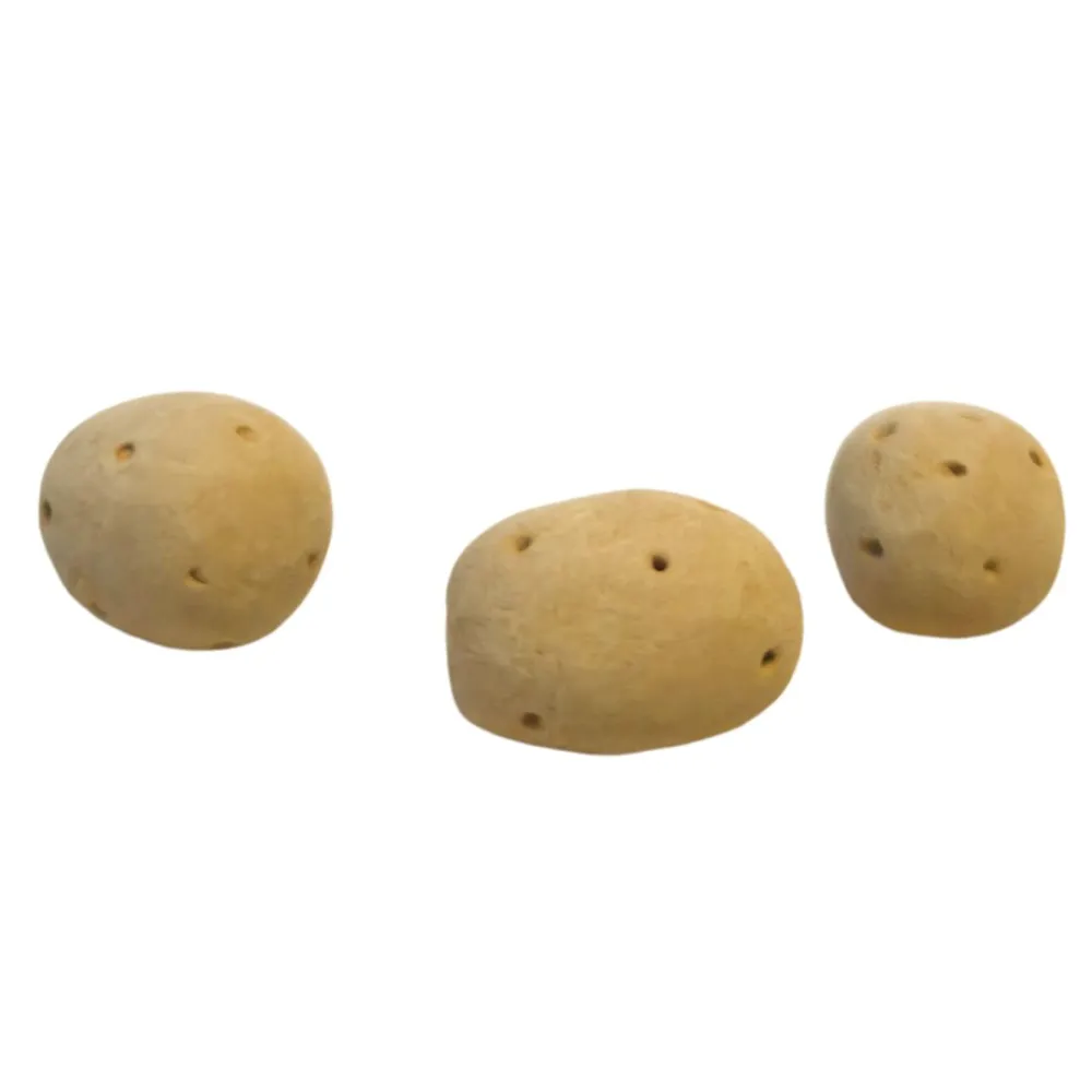 Set of 3 Terracotta Potatoes for 25–30 cm Nativity Figures