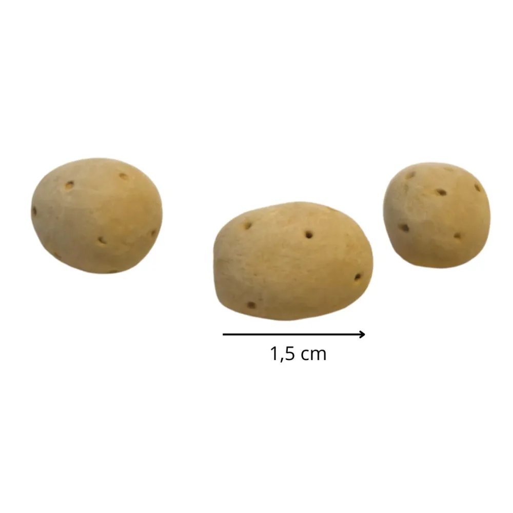 Set of 3 Terracotta Potatoes for 25–30 cm Nativity Figures