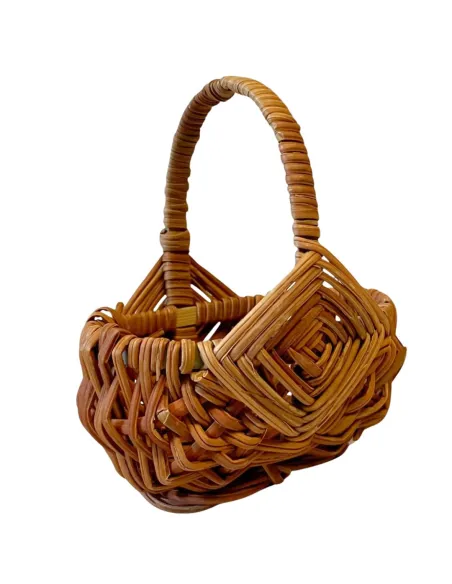 Cesto ovale con manico grande per statue da 25-30 cm