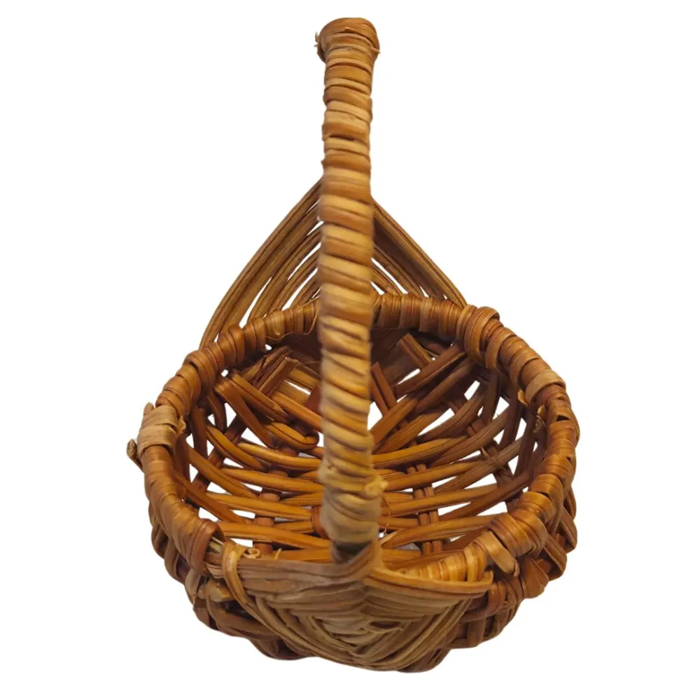 Cesto ovale con manico grande per statue da 25-30 cm