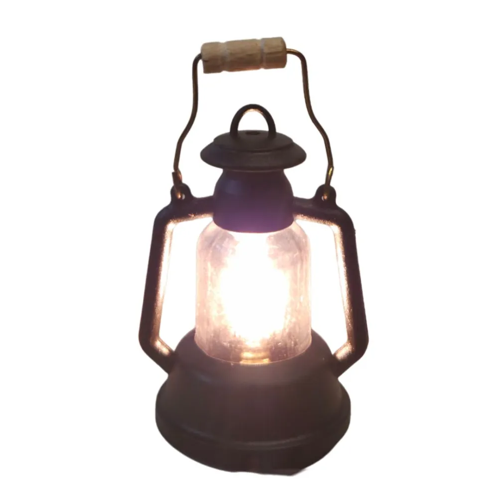 Lanterna ad olio in pvc con lampada 12 volt per statue da 30 cm