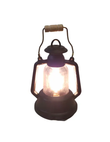 Lanterna ad olio in pvc con lampada 12 volt per statue da 30 cm