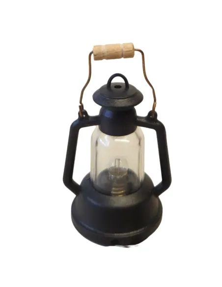 Lanterna ad olio in pvc con lampada 12 volt per statue da 30 cm