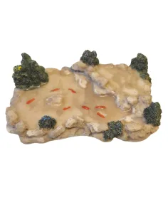 Resin Pond with Fish, for 10–12 cm Nativity Figures