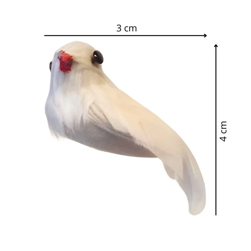 Dove with Real Feathers, for 25–30 cm Nativity Figures