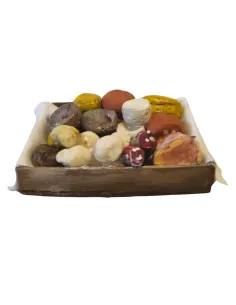Wooden Crate with Assorted Cured Meats and Cheeses, for 25–30 cm Nativity Figures 2