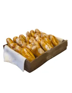Wooden Crate with Bread, for 25–30 cm Nativity Figures