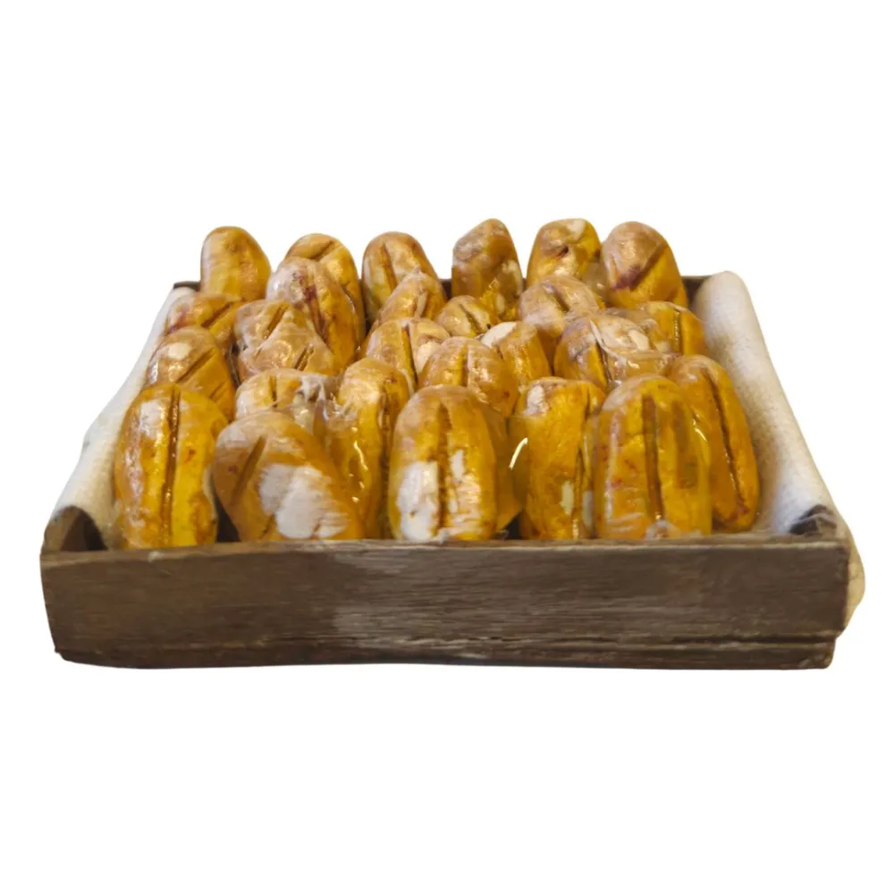 Cassetta in legno con pane per statue da 25-30 cm