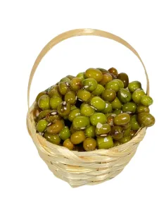 Basket with Green Olives for 20–25 cm Nativity Figures