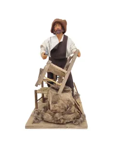 Animated Terracotta Chair Caner - 25 cm 2