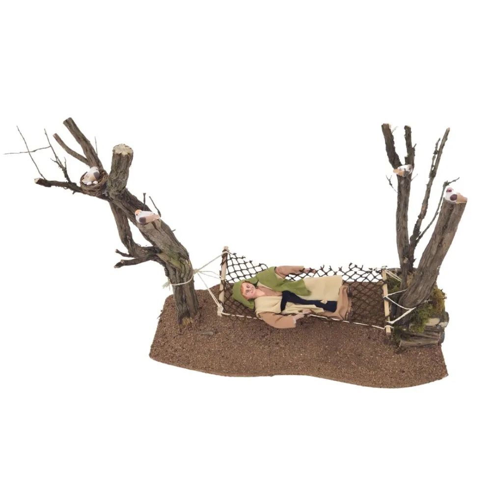 Animated Child on Hammock for 30 cm Nativity Figures
