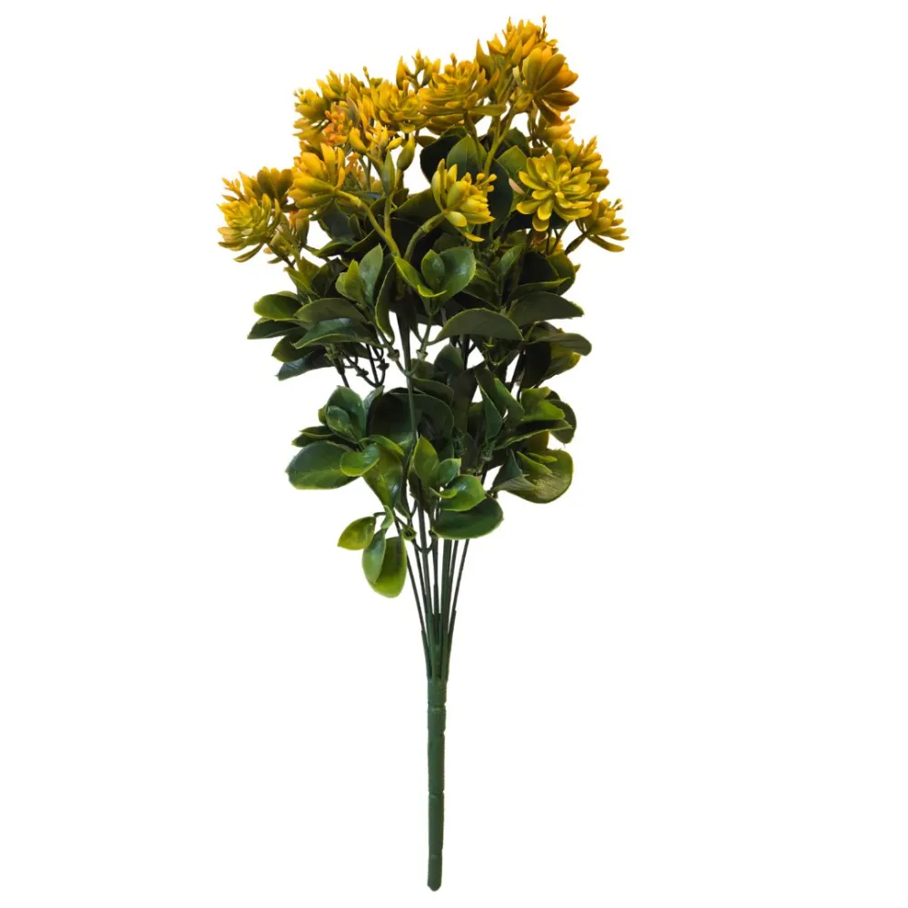 Ramo con fiori gialli per statue da 30-35 cm