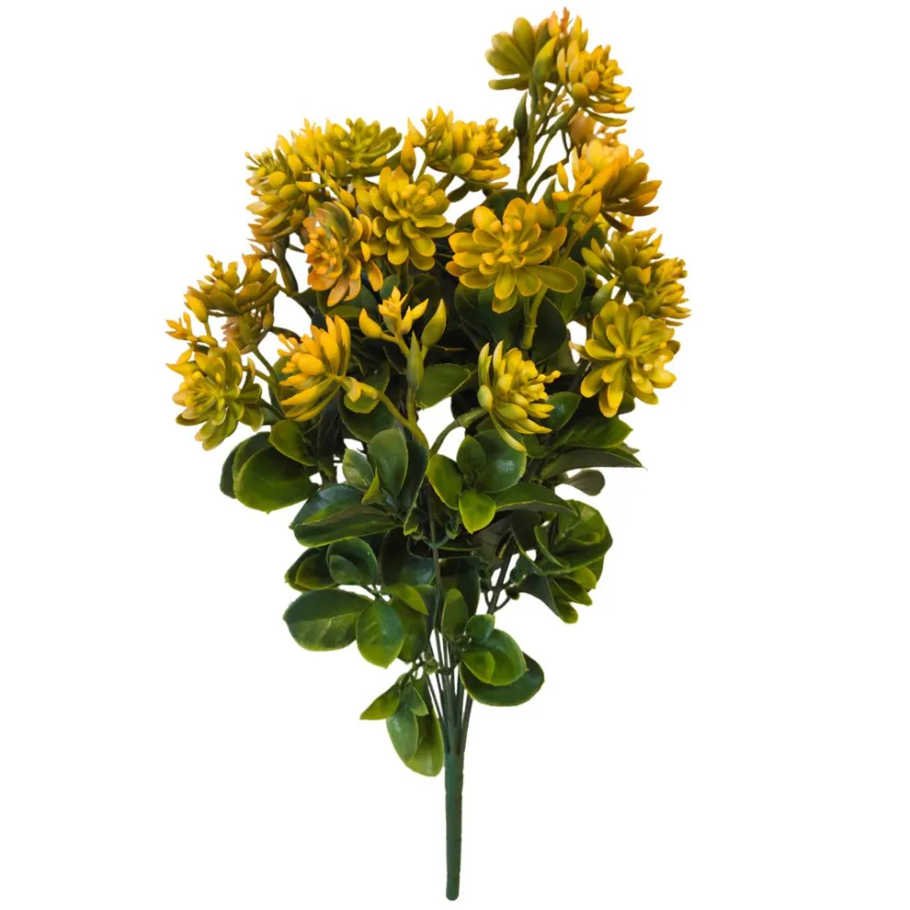 Ramo con fiori gialli per statue da 30-35 cm