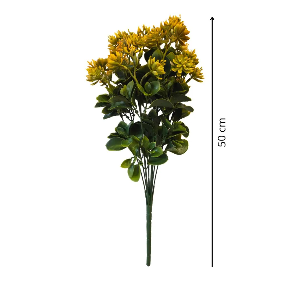 PVC Yellow Flowering Branch for 30–35 cm Nativity Figures