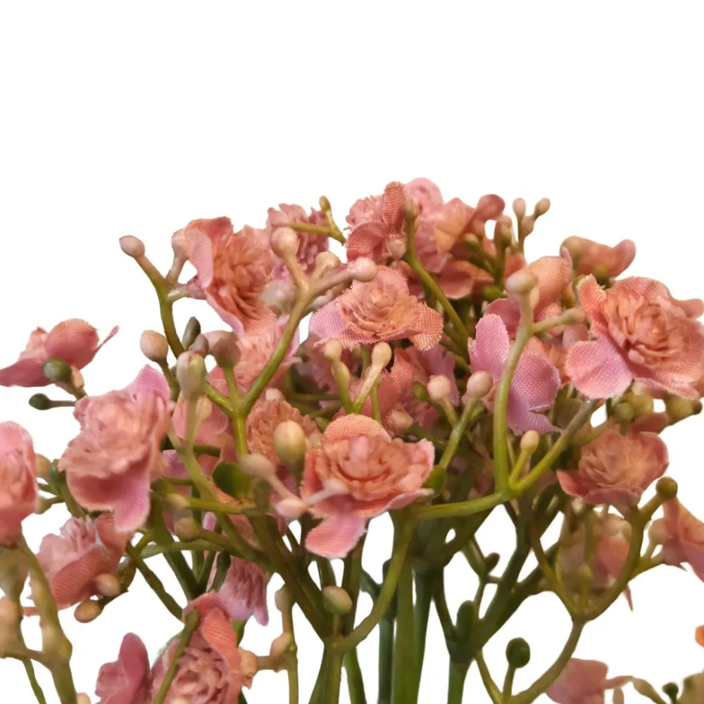 Ramo fiori doppio petalo cipria per statue da 25-30 cm
