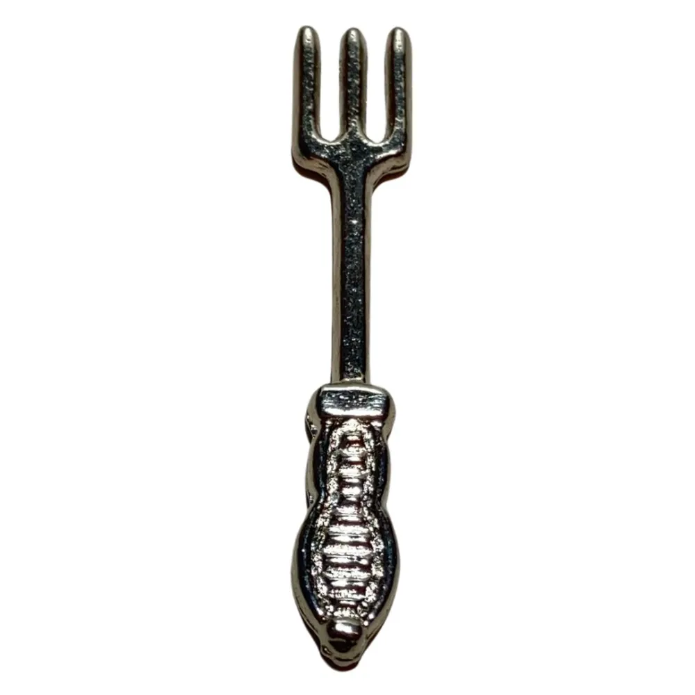 6-Piece Silver-Coloured Cutlery Set for 15 cm Nativity Figures