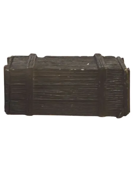 Cassetta finto legno in resina per statue da 10-12 cm