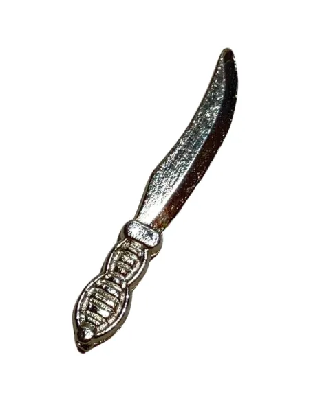 Set 6 posate colore argento per statue da 15 cm