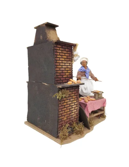 Fornaio in terracotta in movimento 25 cm