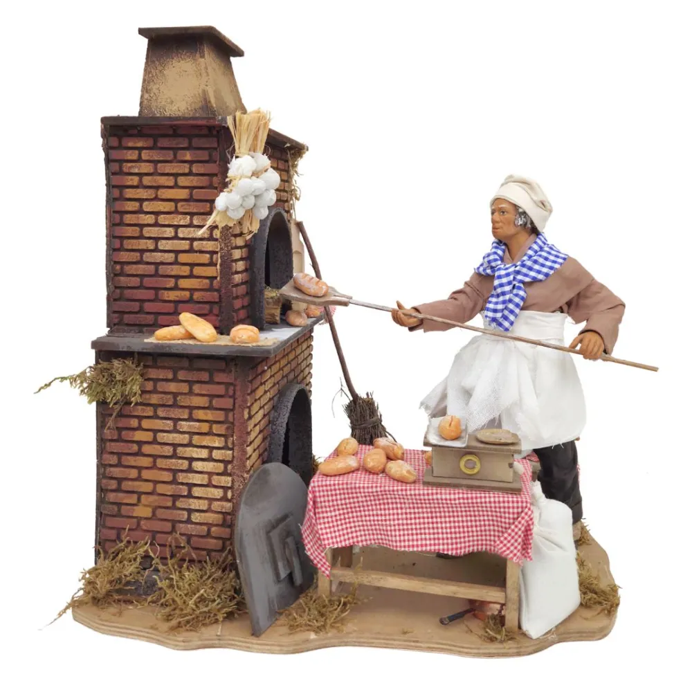 Animated Terracotta Baker, 25 cm