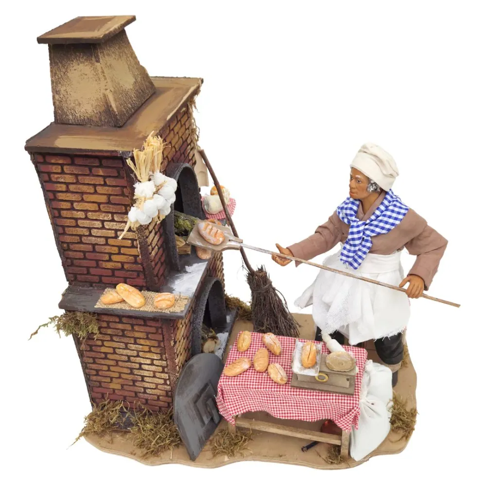 Animated Terracotta Baker, 25 cm