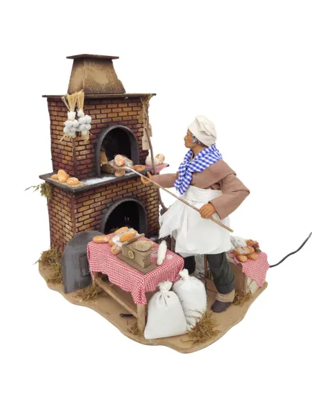 Fornaio in terracotta in movimento 25 cm