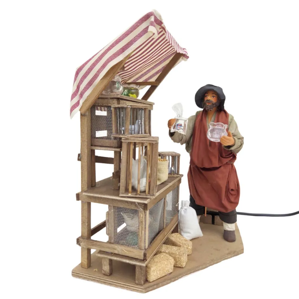 Venditore di animali in terracotta in movimento 25 cm