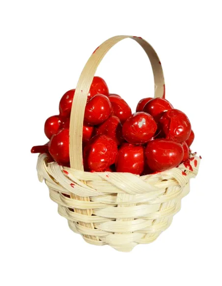 Cesto con pomodori per statue da 20-25 cm