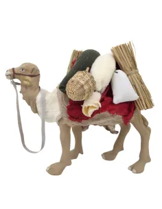 Animated Terracotta Camel with Travel Load for 25–30 cm Nativity Figures 2