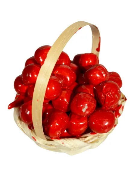 Cesto con pomodori per statue da 20-25 cm