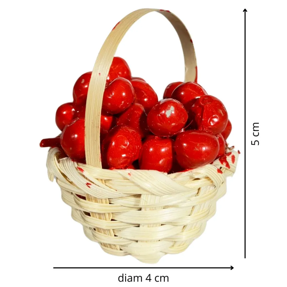 Basket with Tomatoes for 20–25 cm Nativity Figures