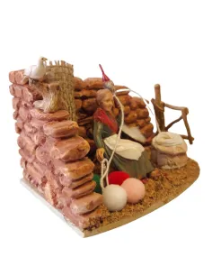 Landi Woman Spinning Wool, 10 cm 2
