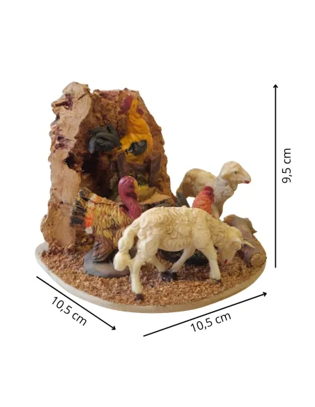 Farmyard Animals for 10 cm Nativity Figures