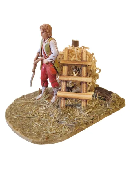 Contadino Landi con falce 10 cm