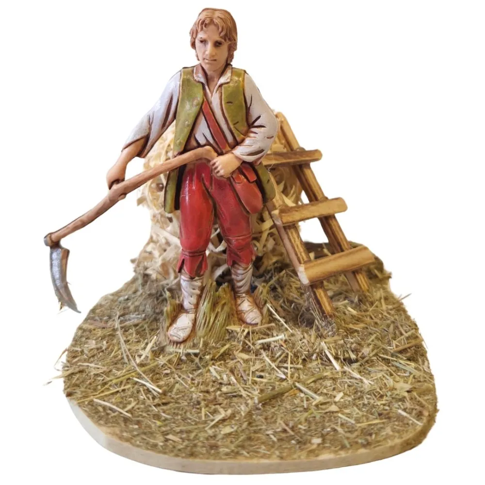 Contadino Landi con falce 10 cm