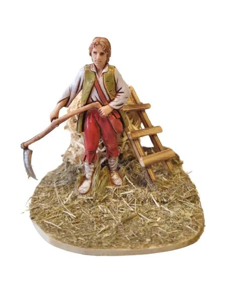 Contadino Landi con falce 10 cm