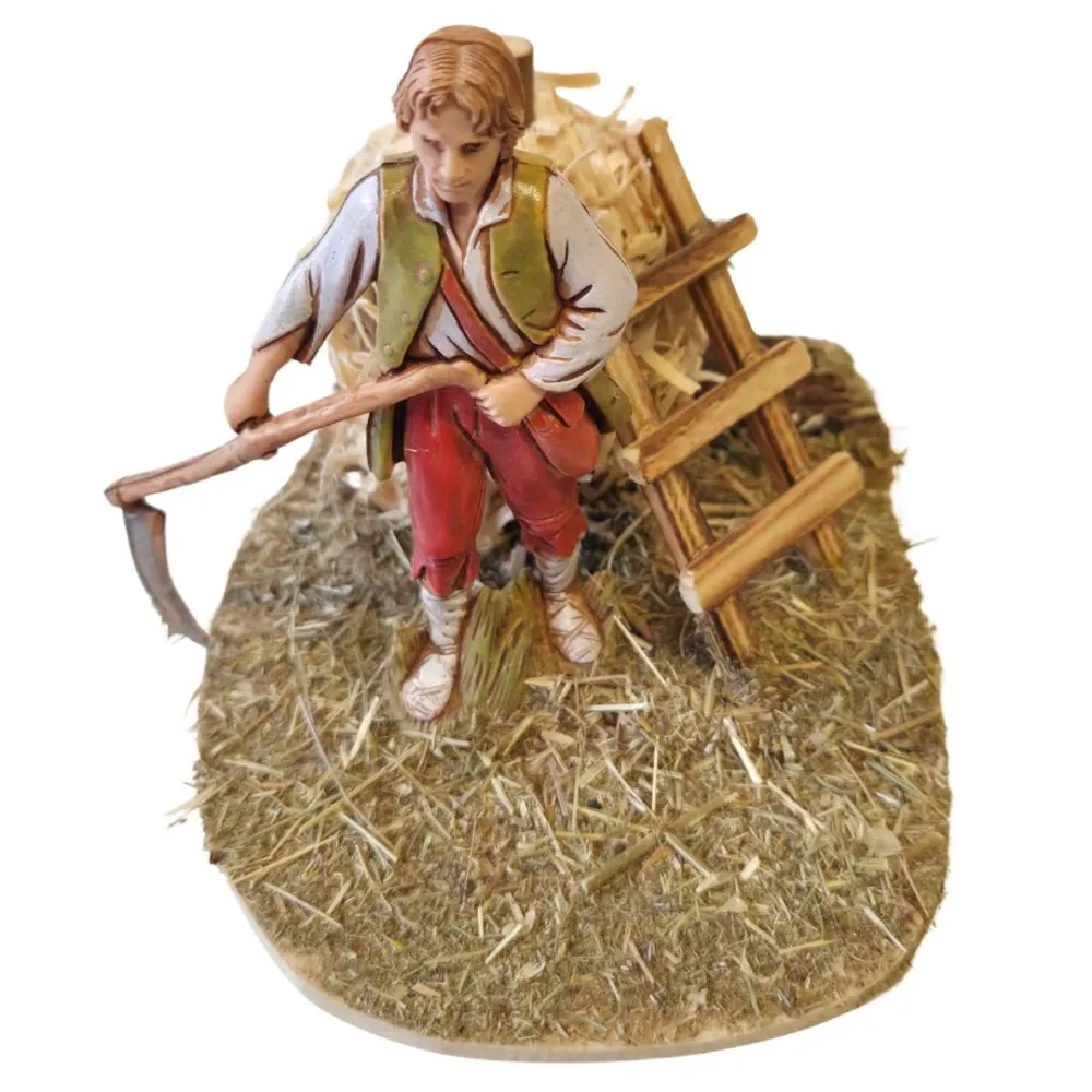 Contadino Landi con falce 10 cm