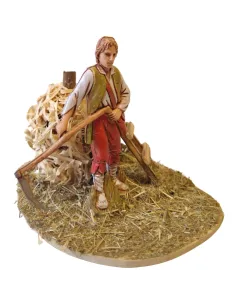 Contadino Landi con falce 10 cm