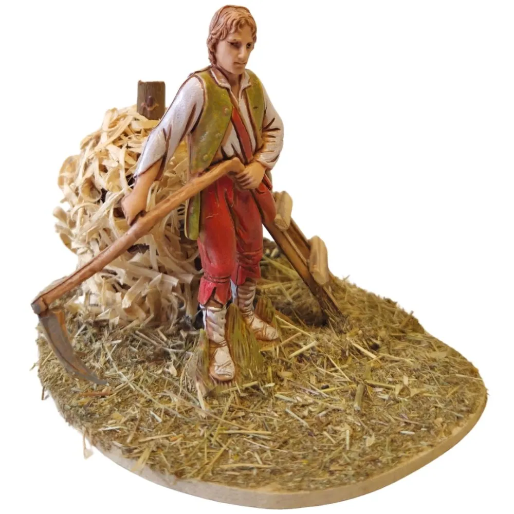Contadino Landi con falce 10 cm