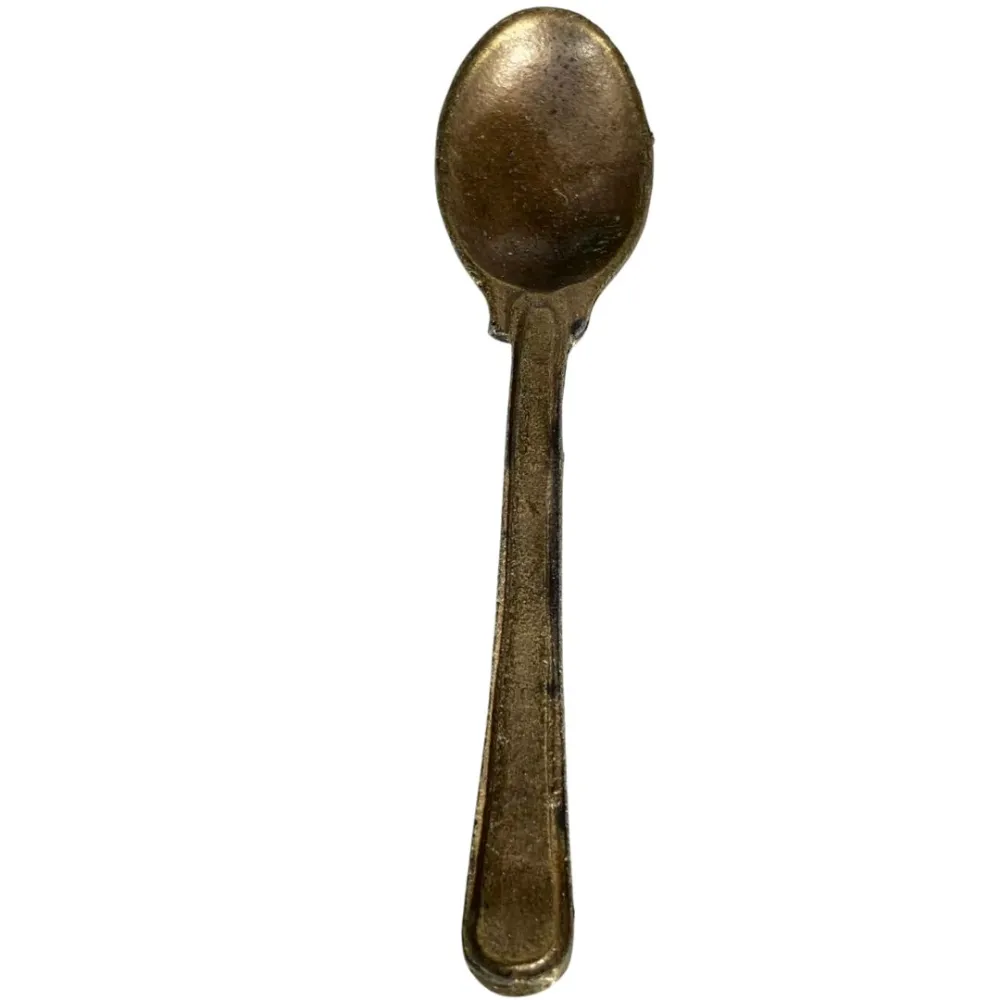 3-Piece Bronze-Coloured Cutlery Set for 30 cm Nativity Figures