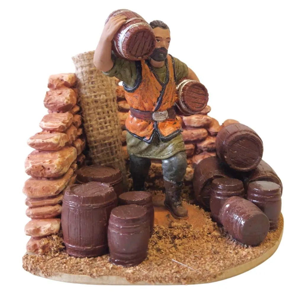 Oliver Man with Barrels, 10 cm