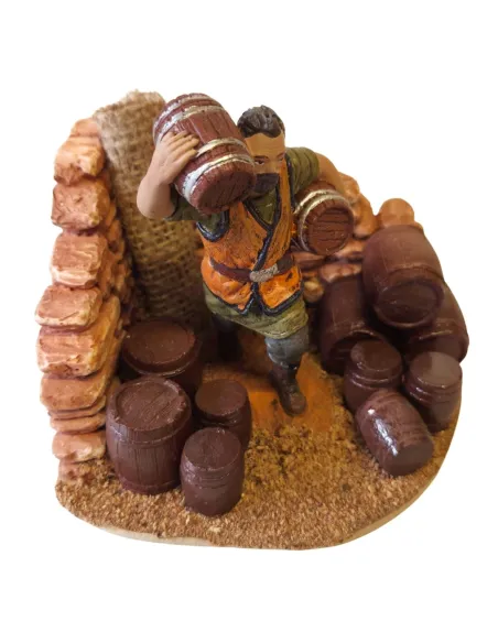 Oliver Man with Barrels, 10 cm