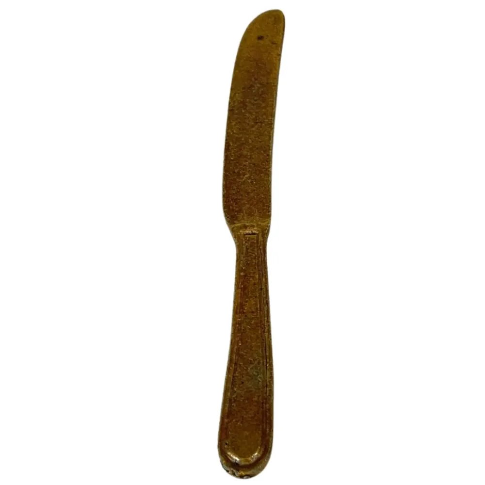 3-Piece Bronze-Coloured Cutlery Set for 30 cm Nativity Figures