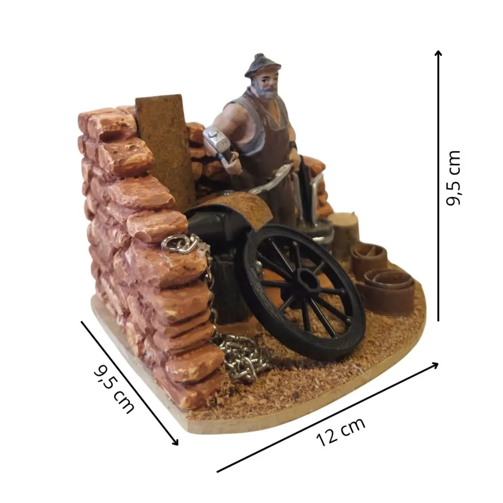 Fabbro Oliver con ambientazione 8 cm