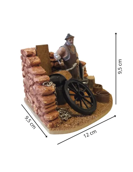 Fabbro Oliver con ambientazione 8 cm
