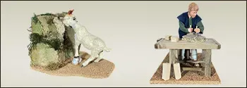 Statue presepe in movimento